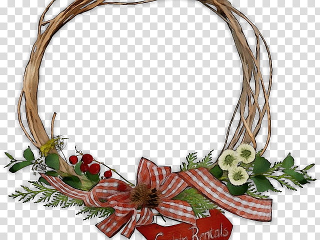 Watercolor Christmas Wreath, Paint, Wet Ink, Desktop , Highdefinition Television, Frames, Resolution, Computer Icons transparent background PNG clipart