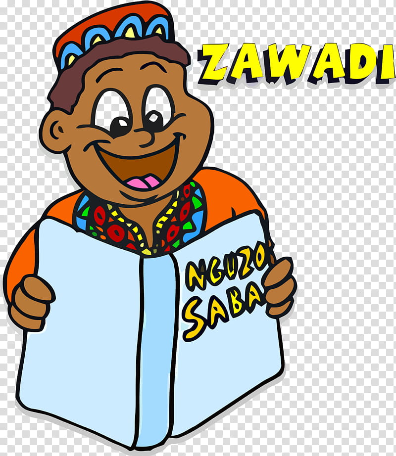 Kwanzaa Happy Kwanzaa, Cartoon, Pleased, Smile transparent background PNG clipart