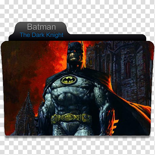 DC Comics Folder , Batman The Dark Knight transparent background PNG clipart