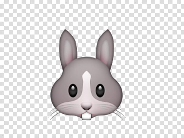 Easter Bunny Emoji, Rabbit, Iphone 6, Sticker, Apple, IOS 6, Emoticon, Mobile Phones transparent background PNG clipart