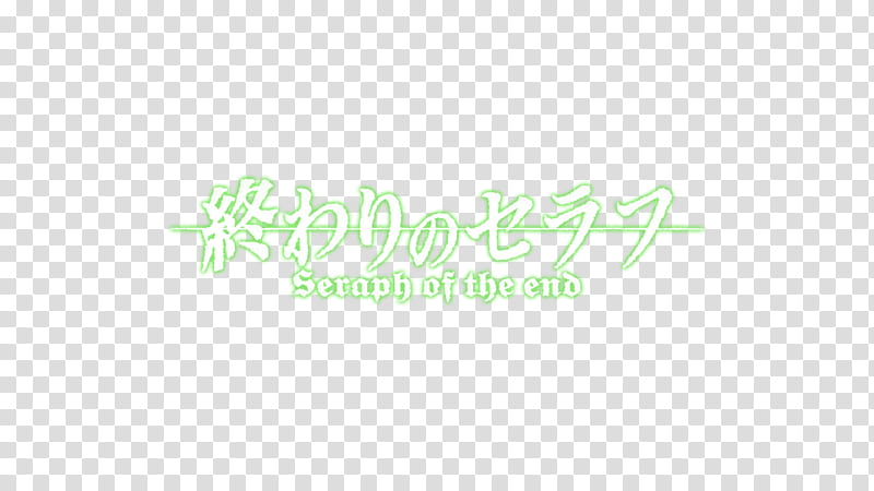HD Owari no Seraph Title, Seraph of the end text transparent background PNG clipart