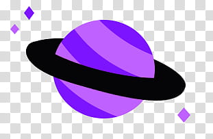 purple and black stripe saturn transparent background PNG clipart