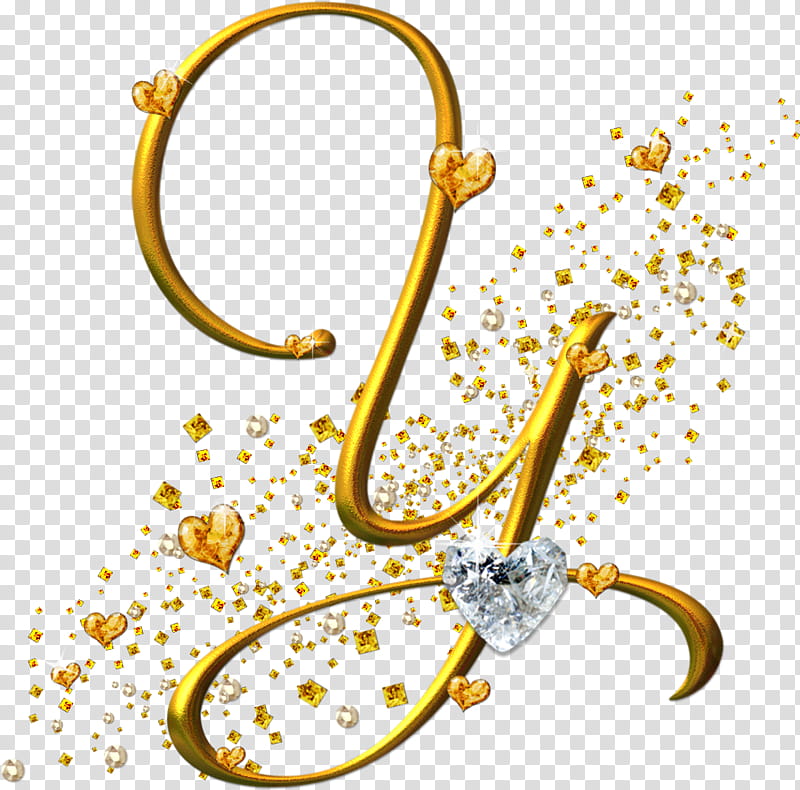 Letras, gold letter y logo transparent background PNG clipart