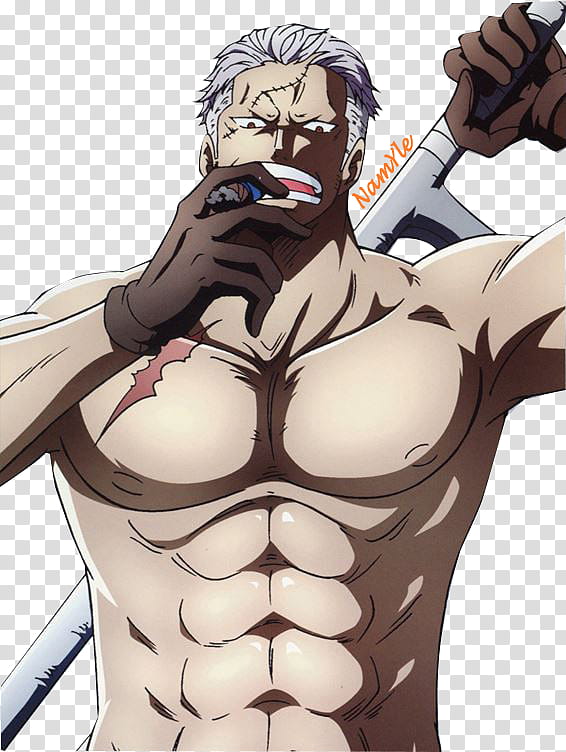 Smoker Render, male One Piece character transparent background PNG clipart