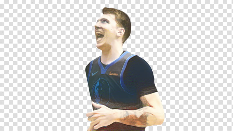 Basketball, Luka Doncic, Basketball Player, Nba Draft, Tshirt, Shoulder, Sergio Tacchini Elbow M, Physical Fitness transparent background PNG clipart