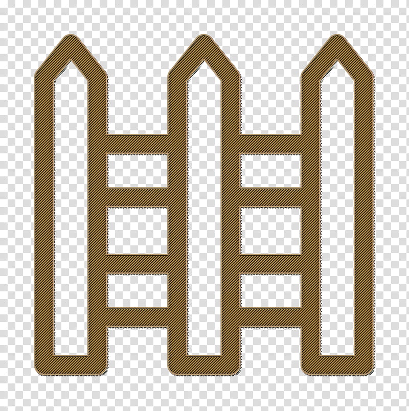 Construction and tools icon Fences icon Architecture icon, Line, Wood, Logo transparent background PNG clipart