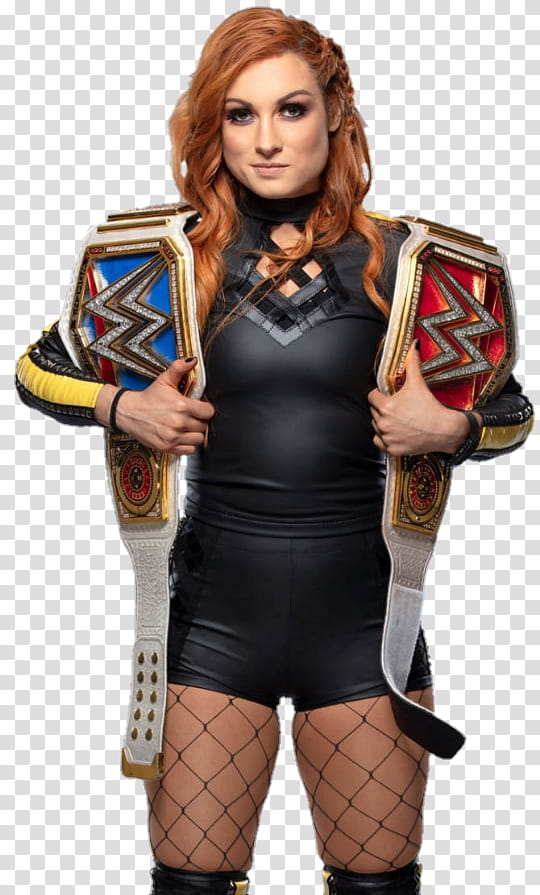 Becky Lynch RAW y SDLive Women&#;s Champion  transparent background PNG clipart