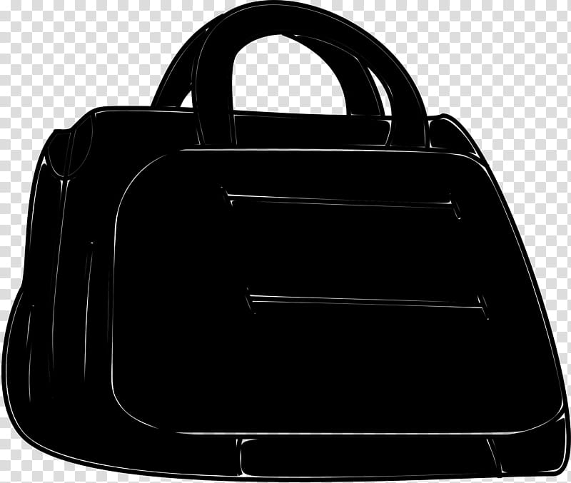 Laptop, Handbag, Shoulder Bag M, Leather, Black White M, Hand Luggage, Baggage, Black M transparent background PNG clipart