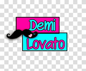 Texto de Demi Lovato transparent background PNG clipart thumbnail