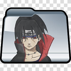 Anime Folders , Itachi folder icon transparent background PNG clipart