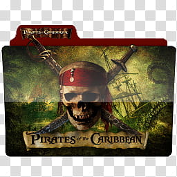 Pirates of the Caribbean, Pirates of the Caribbean Folder icon transparent background PNG clipart