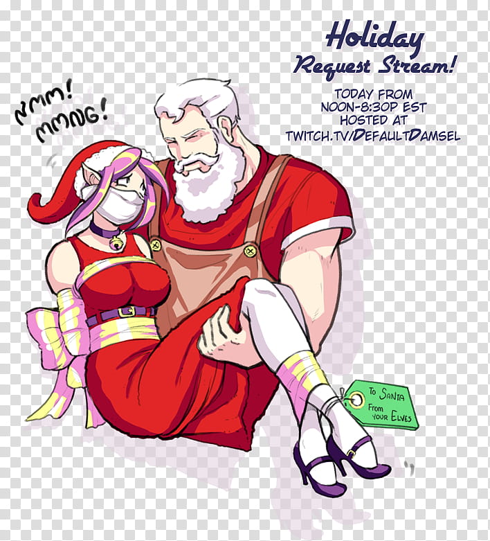 Santa Claus Drawing, Christmas Day, Grell Sutcliff, Character, Cartoon, Fan Art, Streaming Media, Human transparent background PNG clipart