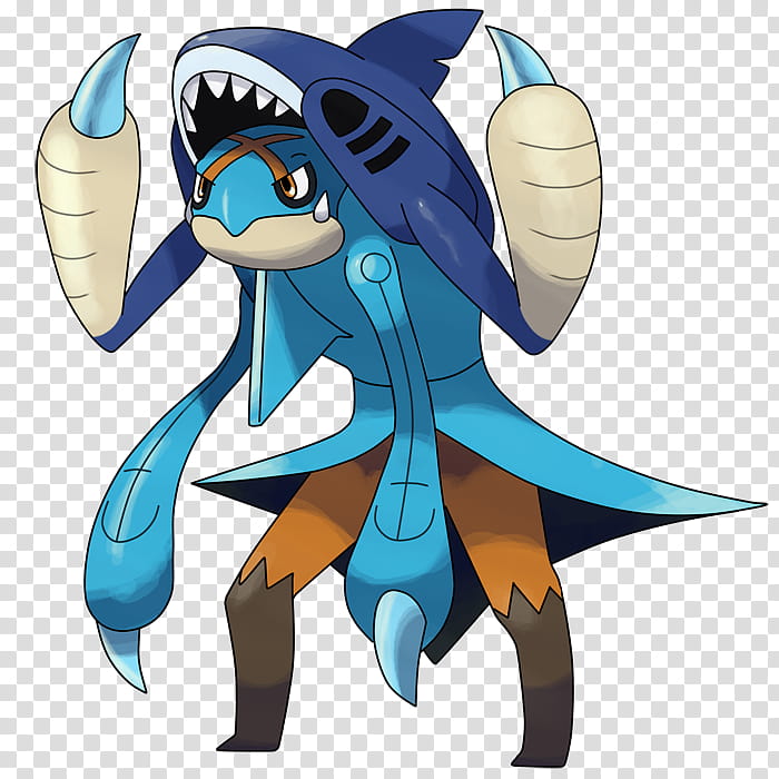 Contest Price : Captain Fakemon, blue illustration of fake mon transparent background PNG clipart