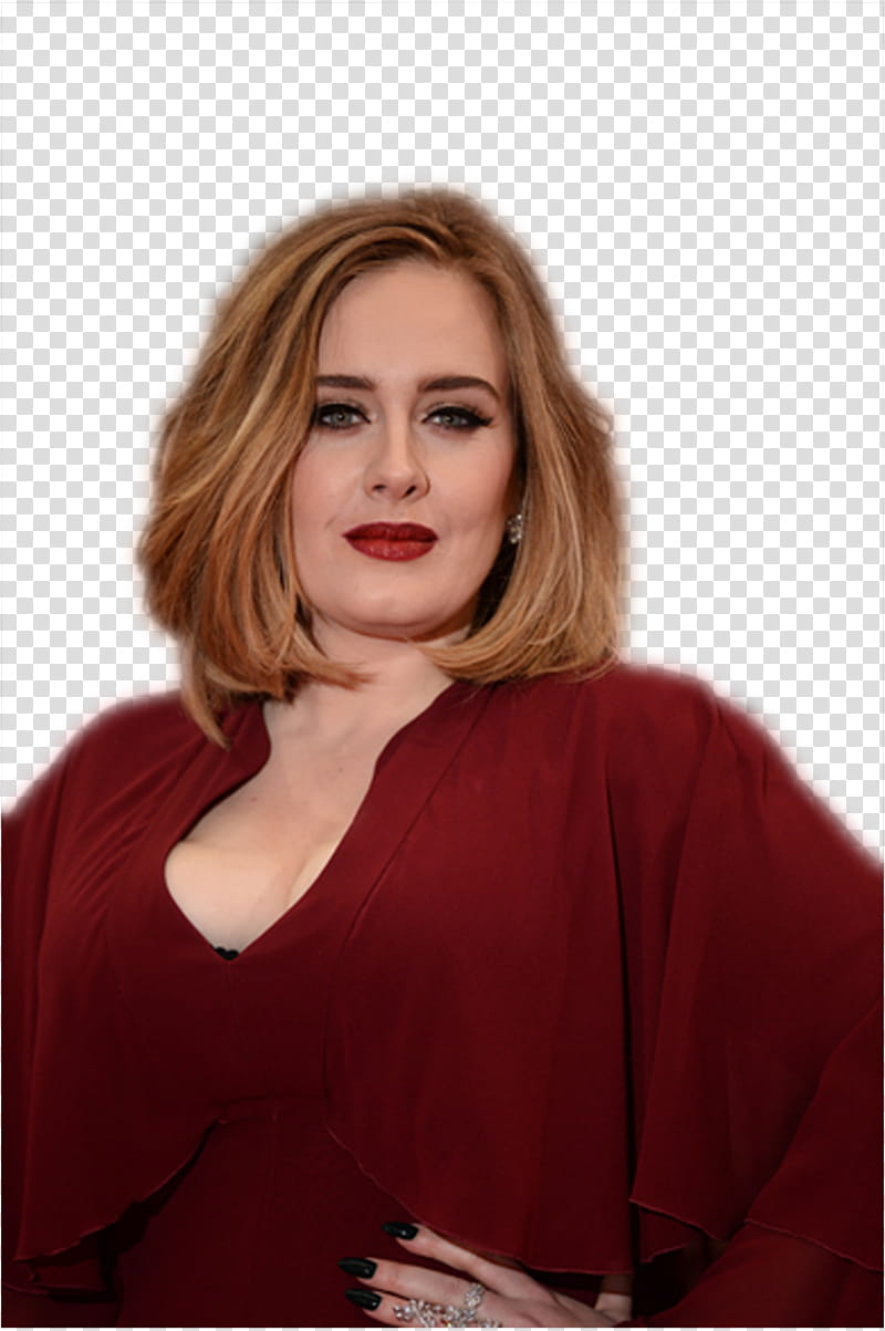 Adele and ,  transparent background PNG clipart