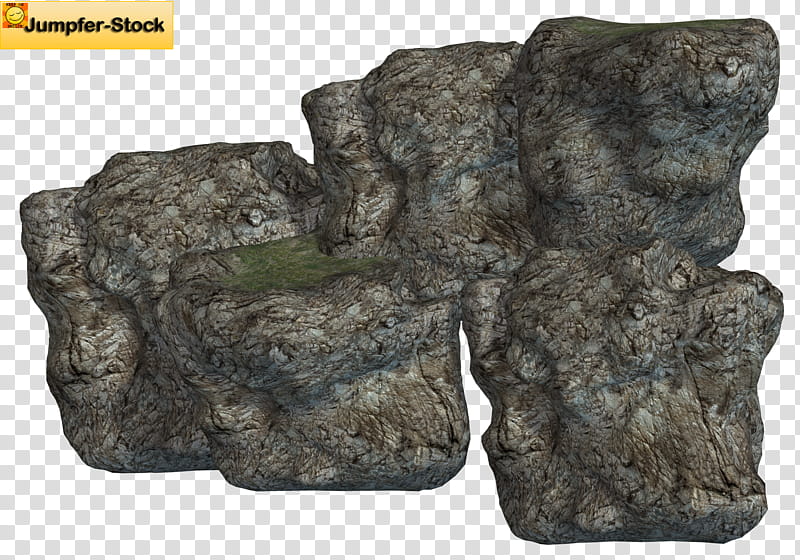 Rocks n Cliffs, grey and black Jumpfer, art transparent background PNG clipart