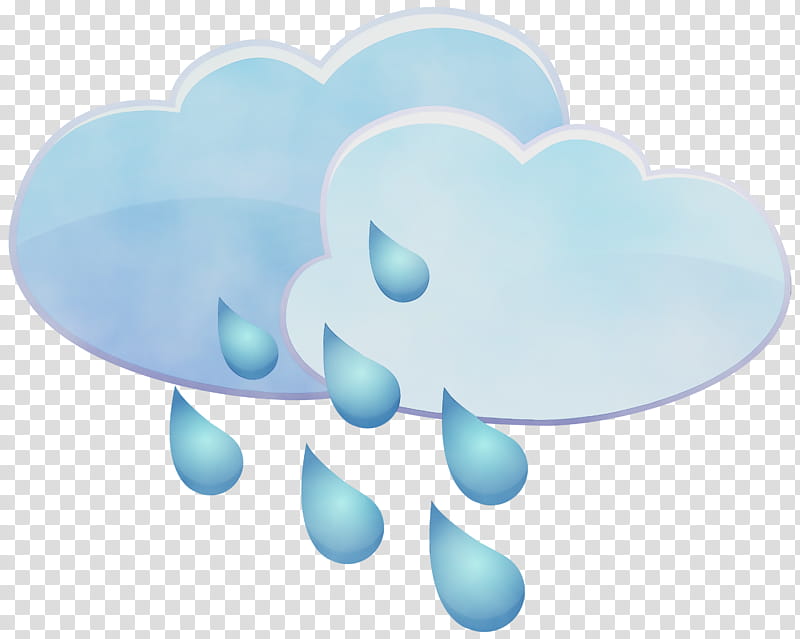 Rain Cloud, Watercolor, Paint, Wet Ink, Weather Forecasting, Drop, Wet Season, Aqua transparent background PNG clipart