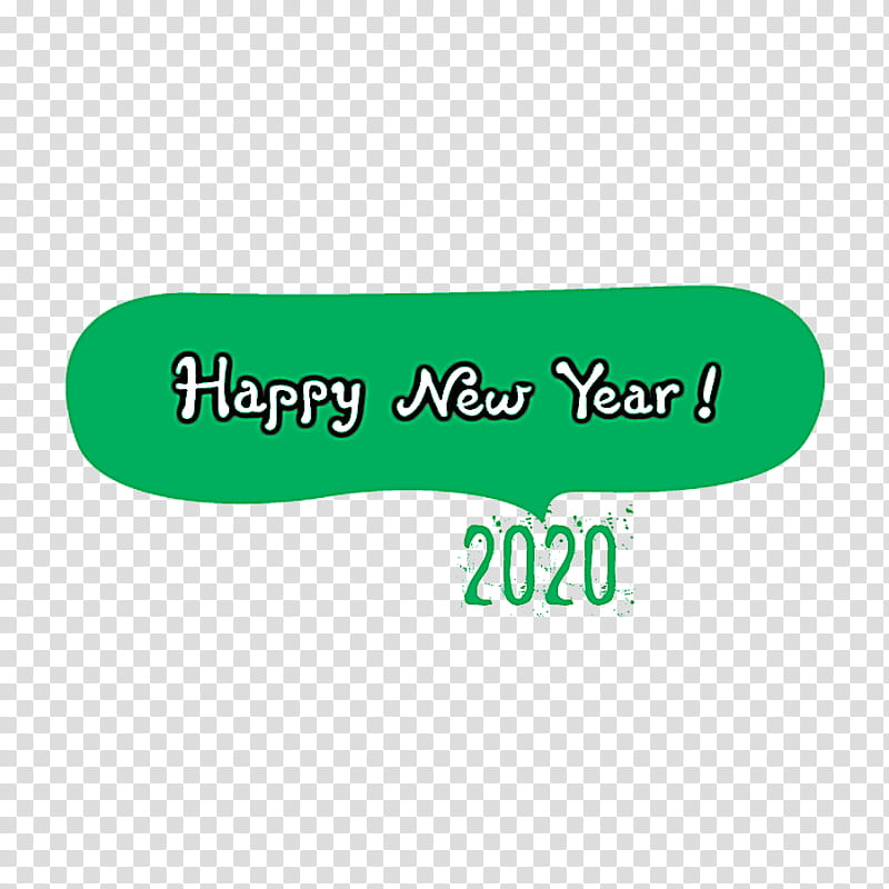 happy new year 2020, Text, Green, Logo, Label transparent background PNG clipart