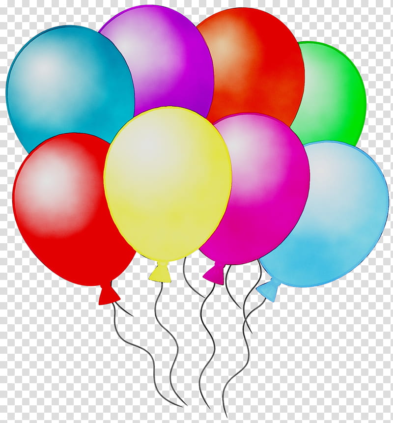 Balloon Party, Cluster Ballooning, Line, Party Supply transparent background PNG clipart