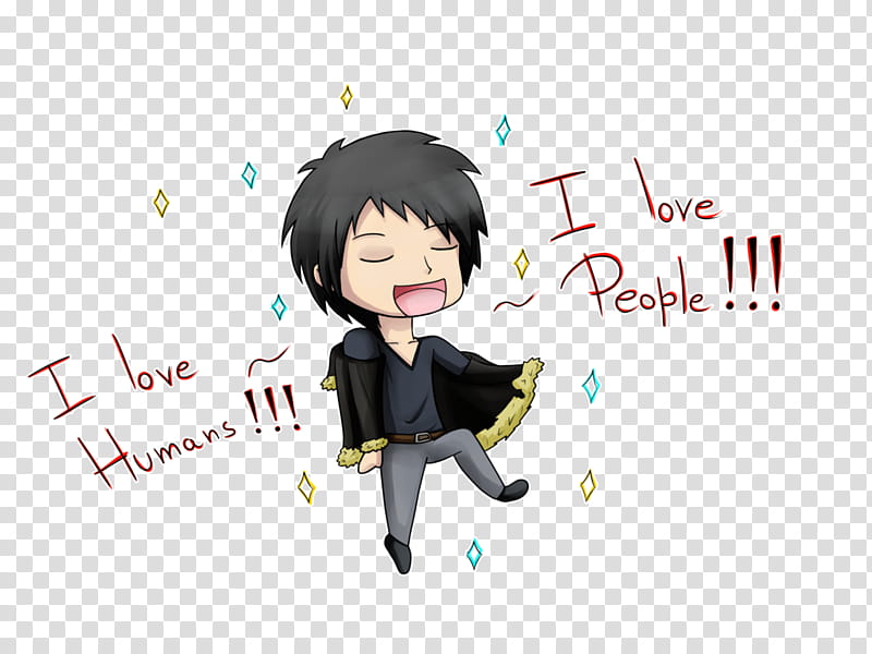 Izaya, I love Humans!~ transparent background PNG clipart