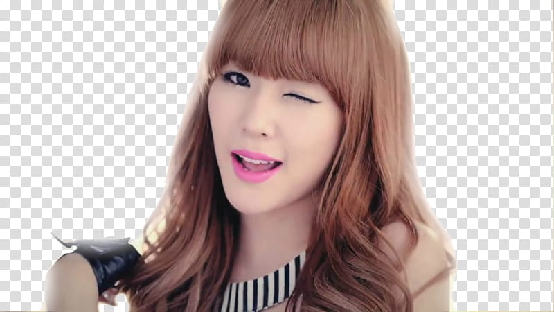 SNSD tiffany wink transparent background PNG clipart