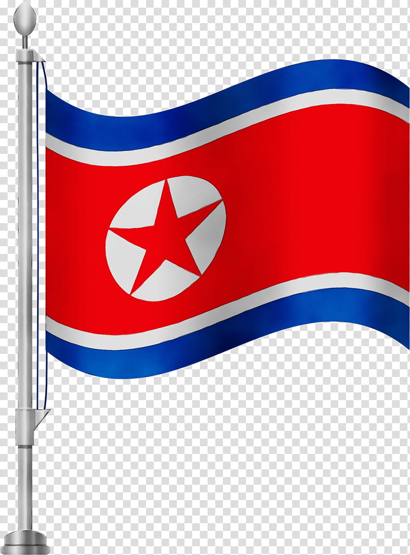 Flag, Watercolor, Paint, Wet Ink, North Korea, South Korea, Flag Of North Korea, Flag Of South Korea transparent background PNG clipart