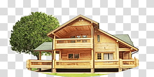 house home property building log cabin, Watercolor, Paint, Wet Ink, Real Estate, Cottage, Roof, Room transparent background PNG clipart thumbnail