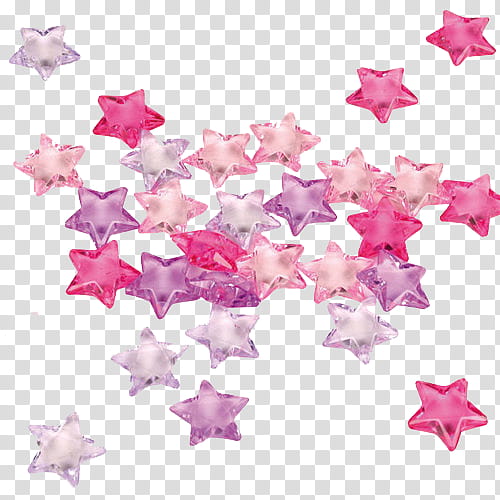 s, purple and pink star lot illustration transparent background PNG clipart