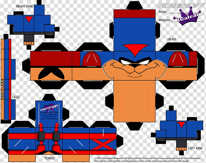 Cubeecraft Razor From the TV Series Swat Kats PT, cartoon character illustration transparent background PNG clipart