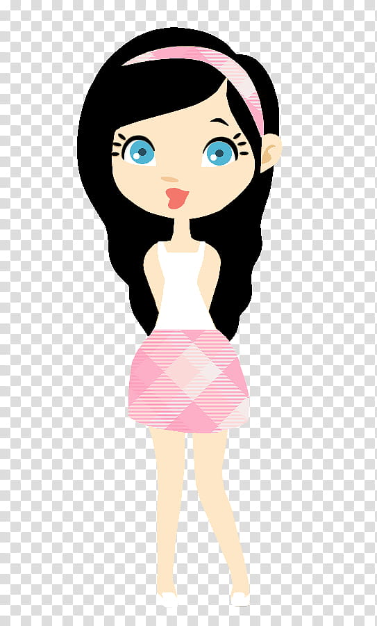 Cute girl nena transparent background PNG clipart