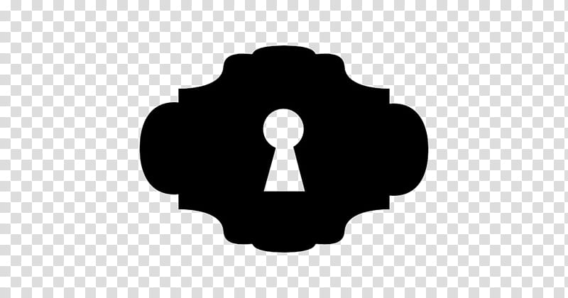 Silhouette Logo, Drawing, Lock And Key, Keyhole, Animation, Symbol, Blackandwhite transparent background PNG clipart