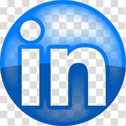 Icon Neoni Blue, linkedin transparent background PNG clipart