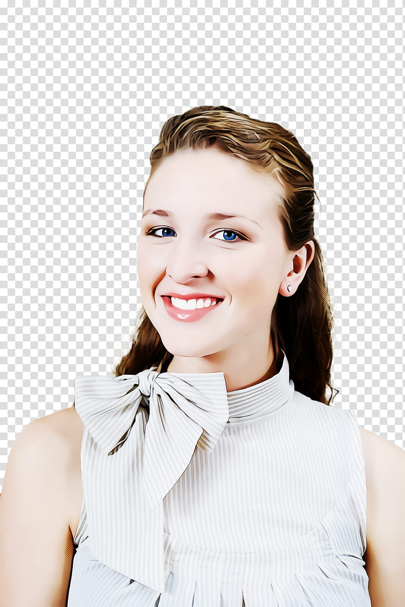 Bow tie, Hair, Skin, Hairstyle, Chin, Neck, Beauty, Forehead transparent background PNG clipart