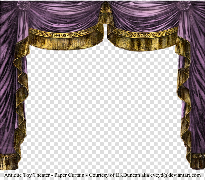 Paper Theater Curtain Amathyst, brown and purple curtain transparent background PNG clipart
