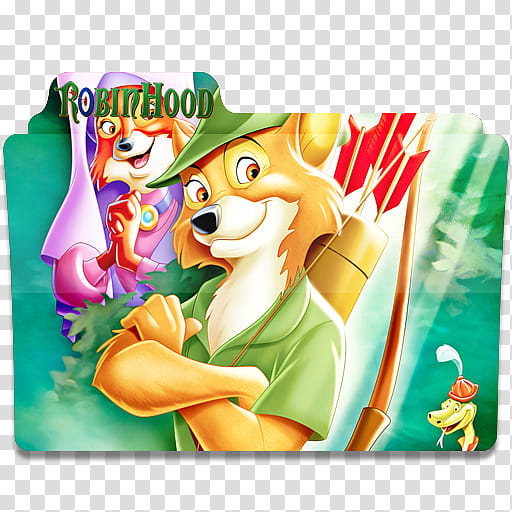 Disney Movies Icon Folder Pack, Robin Hood transparent background PNG clipart