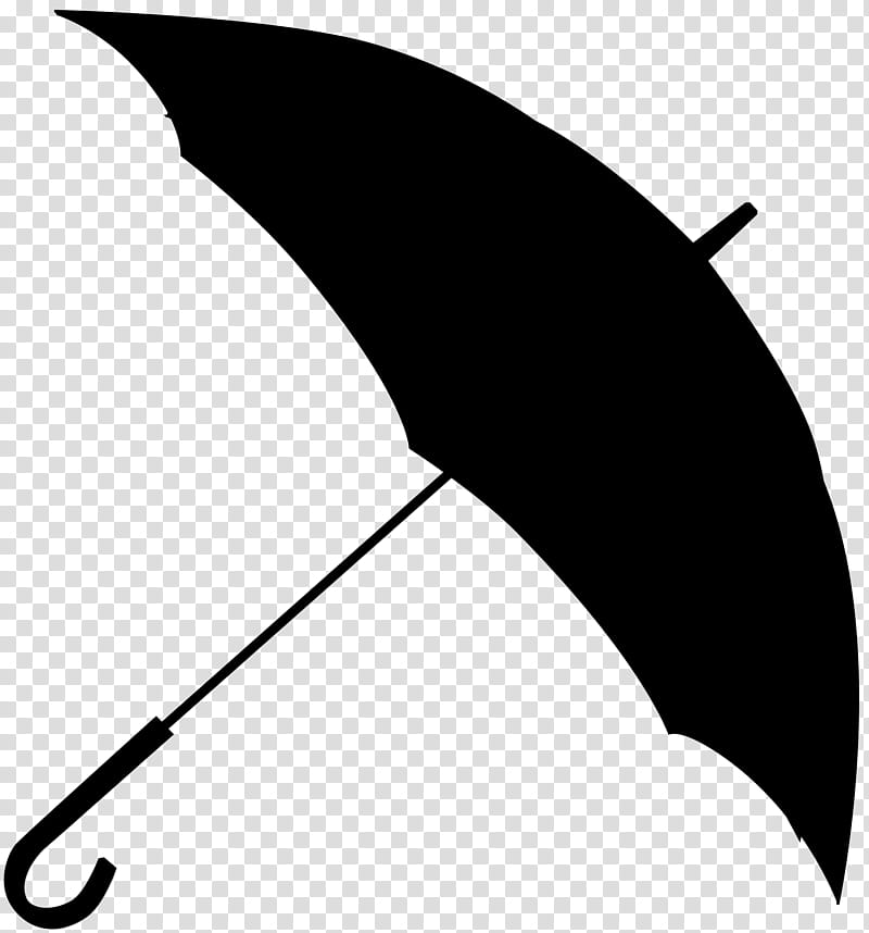 Umbrella, Totes Isotoner, Clothing, Blackandwhite, Line, Crescent, Style transparent background PNG clipart
