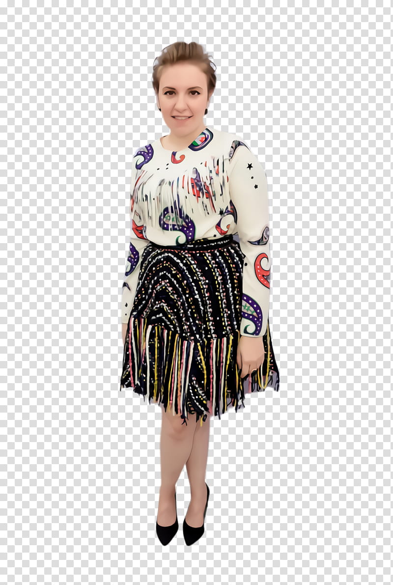 Lena Dunham, Outerwear, Sleeve, Costume, Dress, Clothing, White, Fashion transparent background PNG clipart