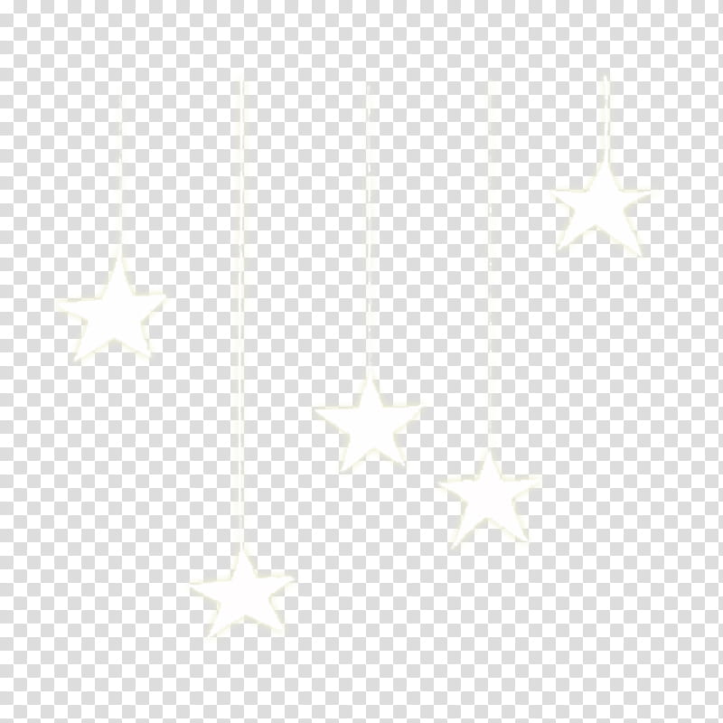 MOONS AND STARS, five white stars illustration transparent background PNG clipart