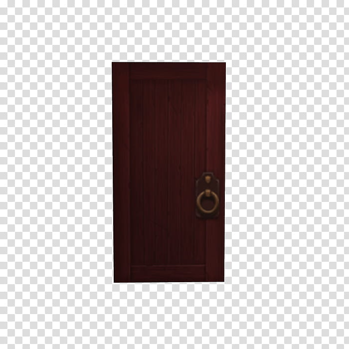 Dec   Neverland Deck Props XPS, brown wooden door with door knocker transparent background PNG clipart