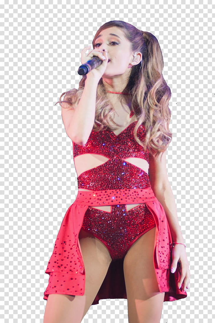 Ariana Grande Performing Live transparent background PNG clipart