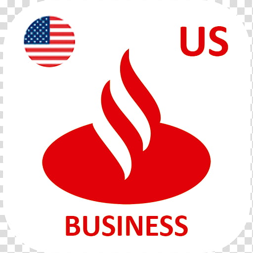 Bank, Logo, Santander Group, Banco Santander, App Store, Commercial Bank, Red, Text transparent background PNG clipart