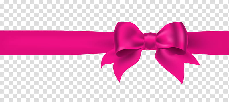 Pink ribbon bow transparent background PNG clipart