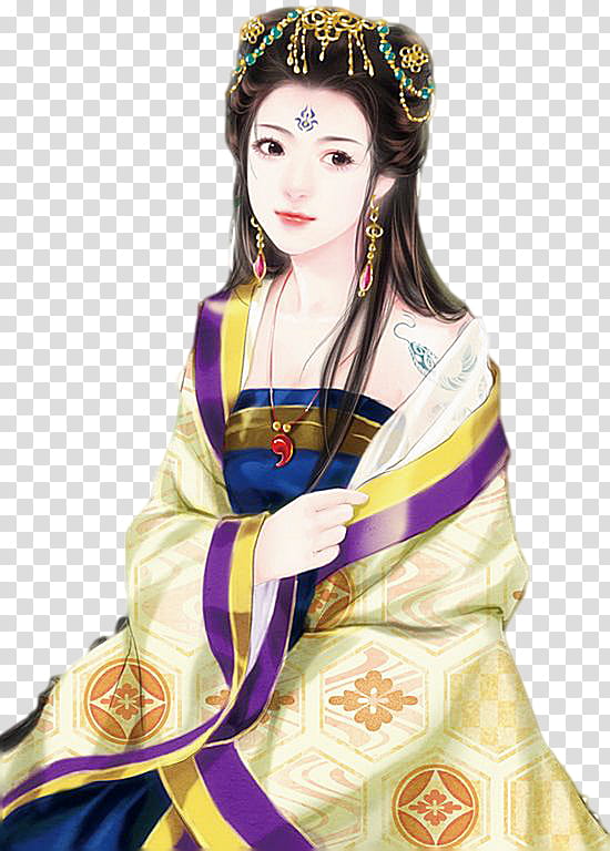 China, Chen Yuanyuan, Geisha, China Painting, Drawing, Chinese Painting, Kimono, Woman transparent background PNG clipart
