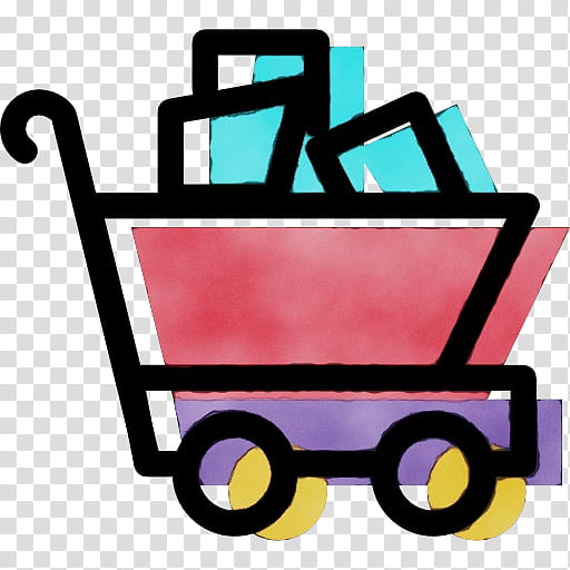 vehicle line cart concrete mixer, Watercolor, Paint, Wet Ink transparent background PNG clipart