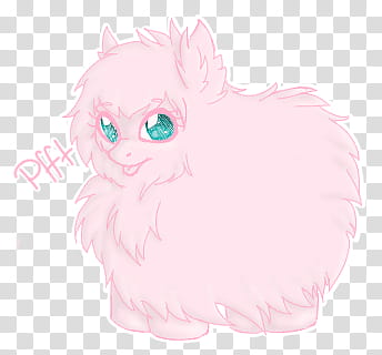 Fluffle Puff transparent background PNG clipart