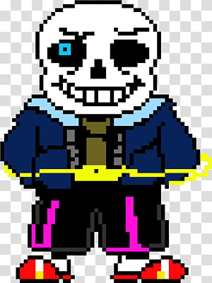 Undertale Sans Pixel Art , Png Download - Sans Png, Transparent Png - vhv