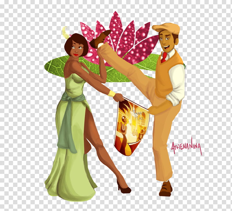 Tiana and Naveen transparent background PNG clipart