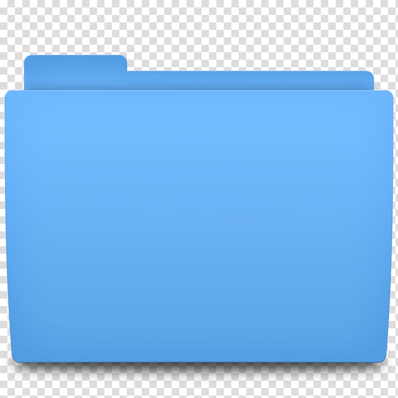 Accio Folder Icons for OSX, Generic, blue folder illustration transparent background PNG clipart