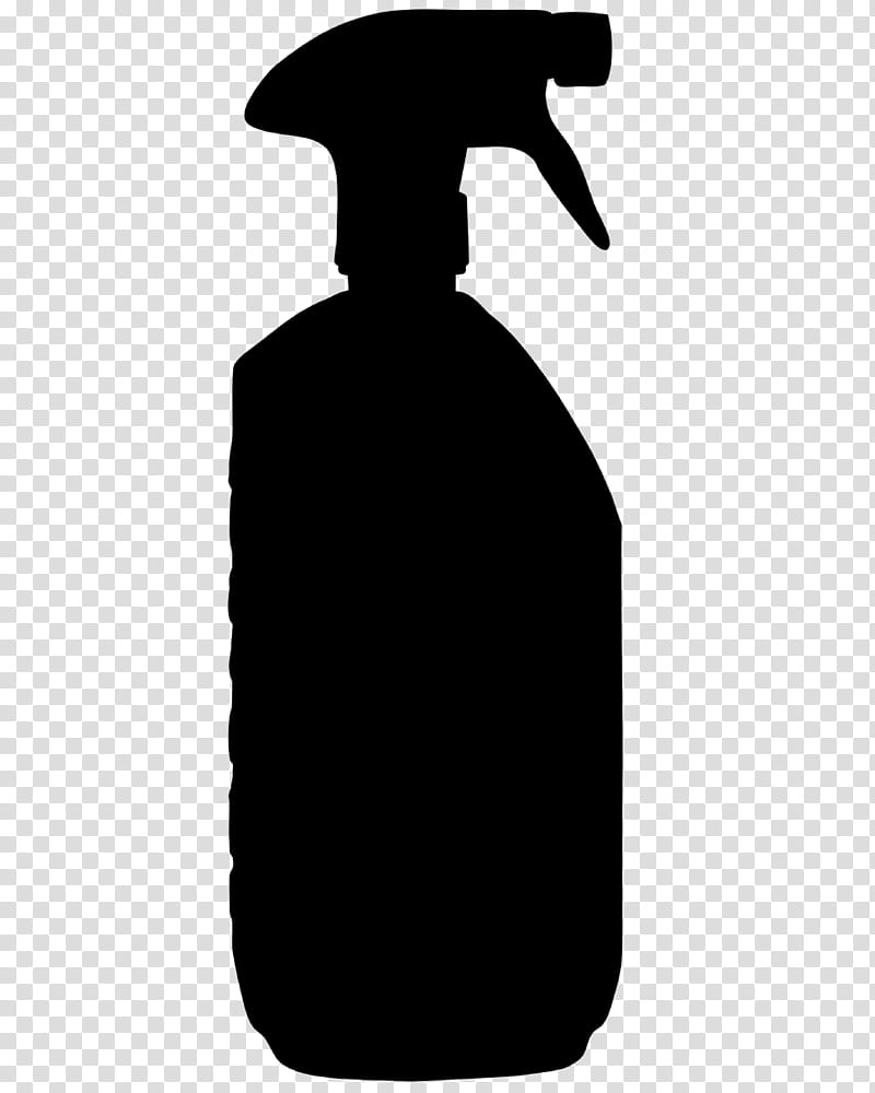 Plastic Bottle, Neck, Silhouette, Black M, Water Bottle transparent background PNG clipart