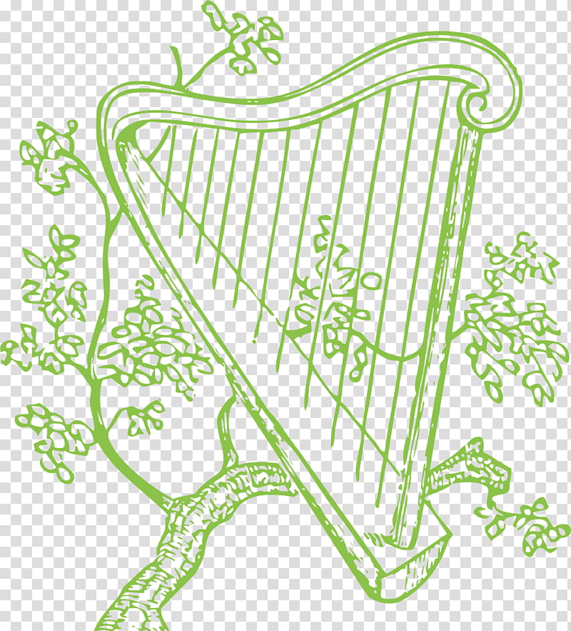 Violin, Harp, Celtic Harp, Musical Instruments, Drawing, Celtic Music, String Instruments, Chordophone transparent background PNG clipart