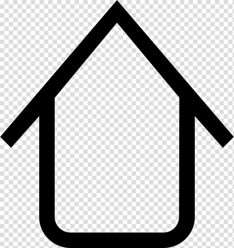 White Arrow, Shape, House, Building, Line, Triangle, Symbol, Home transparent background PNG clipart